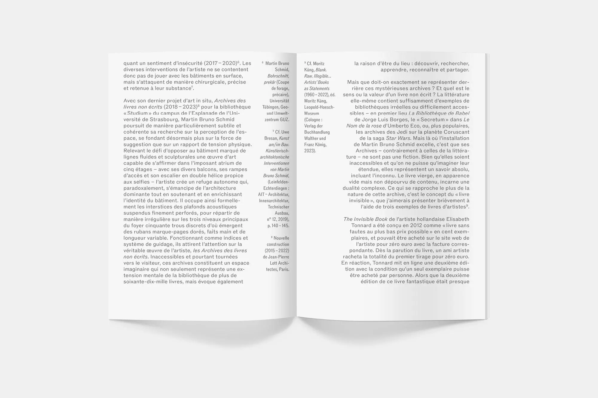 Bild: 9783987410963 | Martin Bruno Schmid | Archiv der ungeschriebenen Bücher | Strasbourg