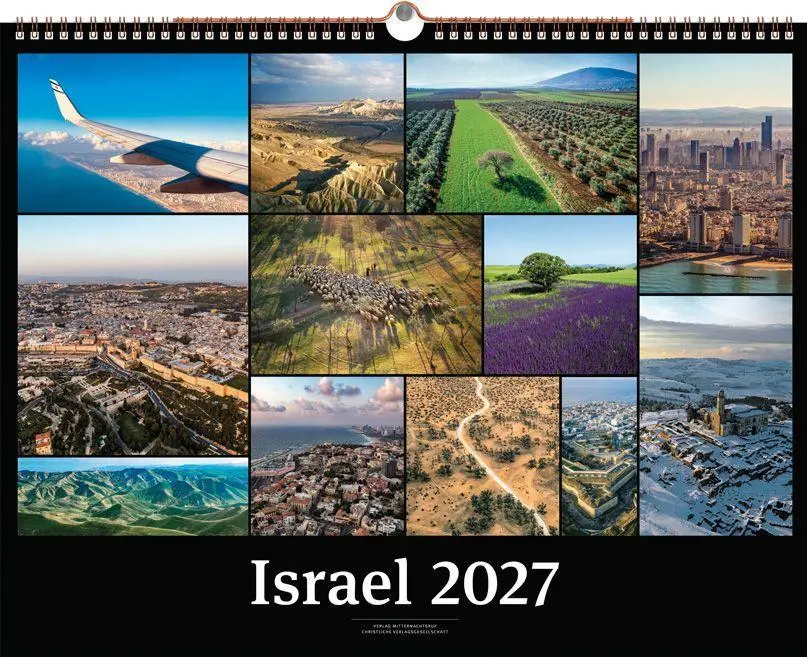 Cover: 9783989630963 | Israelkalender 2027 Black Version | Kalender | 13 S. | Deutsch | 2027
