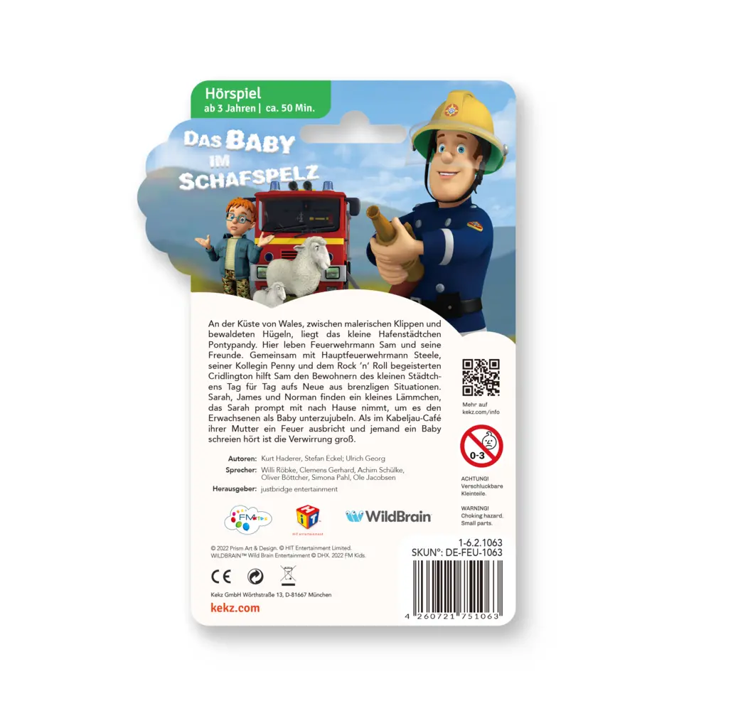 Bild: 4260721751063 | Feuerwehrmann Sam - Das Baby im Schafspelz.Staffel.6.2,1 Audio-Chip