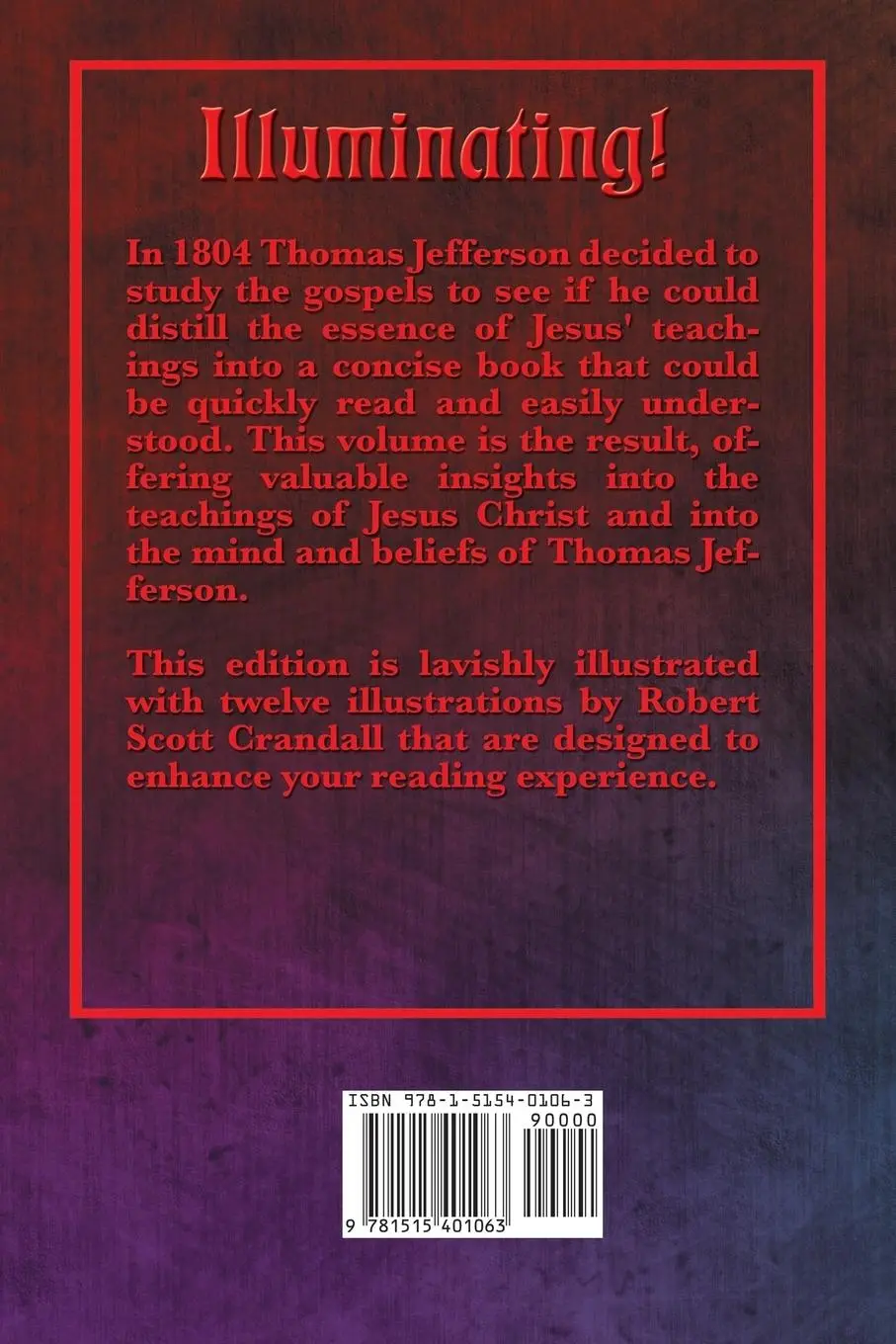 Rückseite: 9781515401063 | The Jefferson Bible | Thomas Jefferson (u. a.) | Taschenbuch | 2015