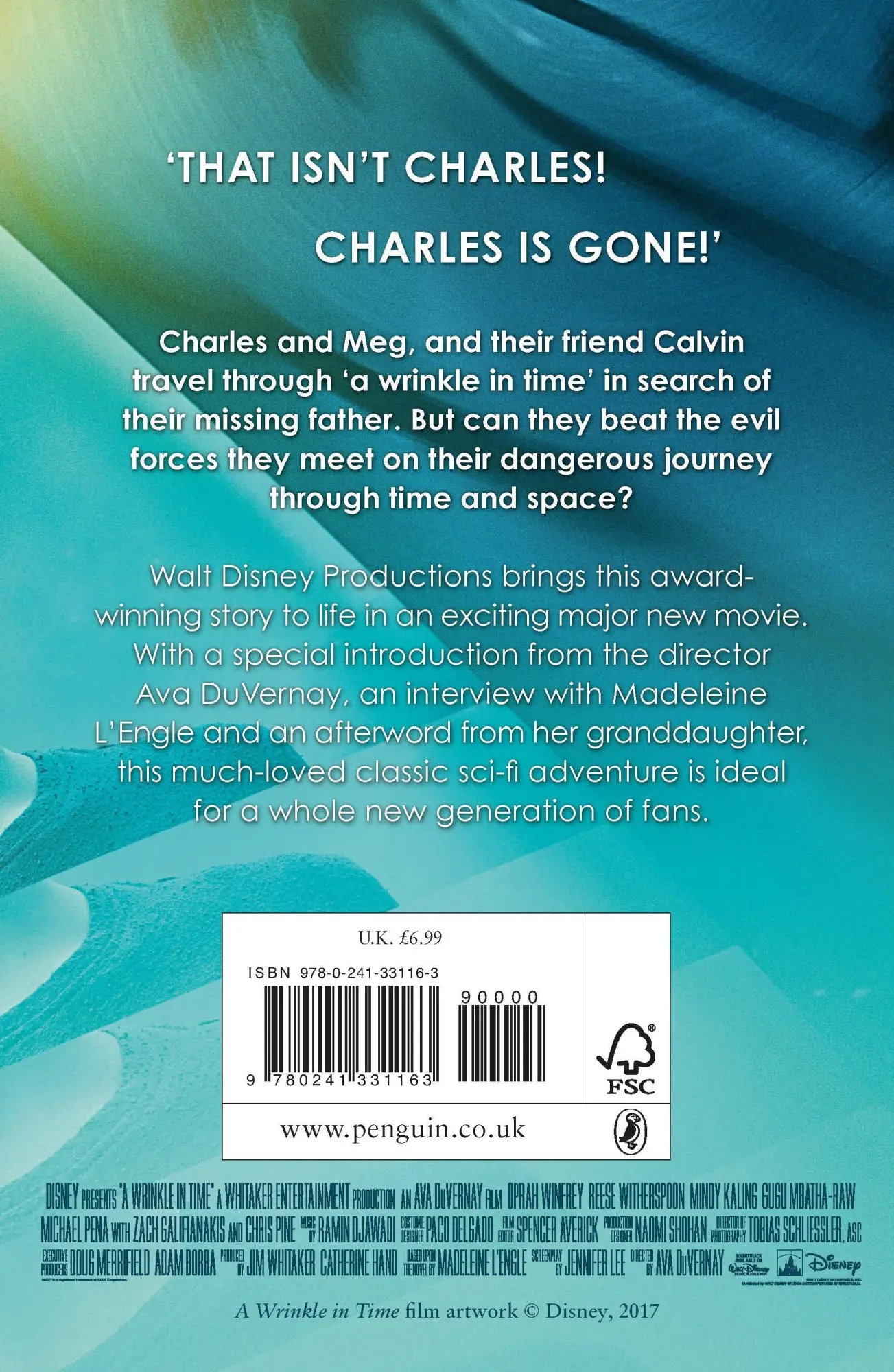Rückseite: 9780241331163 | A Wrinkle in Time | Madeleine L'Engle | Taschenbuch | A Puffin Book