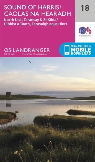 Cover: 9780319261163 | Sound of Harris, North Uist, Taransay &amp; St Kilda | Ordnance Survey