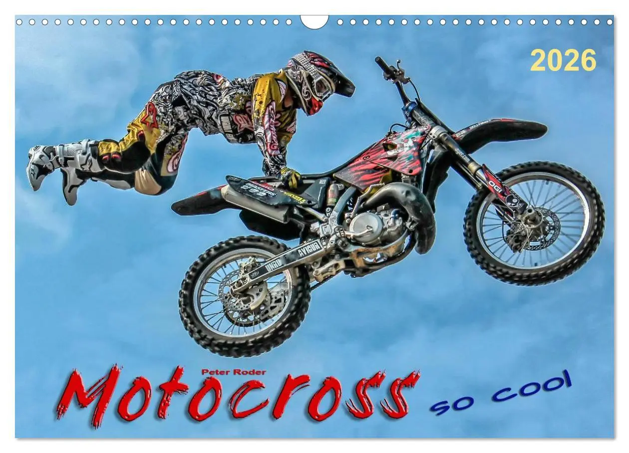 Cover: 9783457951163 | Motocross - so cool (Wandkalender 2026 DIN A3 quer), CALVENDO...