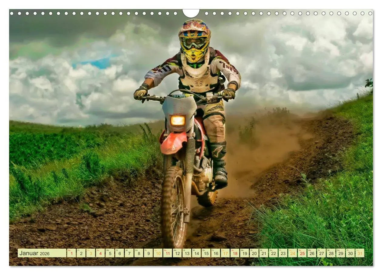 Bild: 9783457951163 | Motocross - so cool (Wandkalender 2026 DIN A3 quer), CALVENDO...