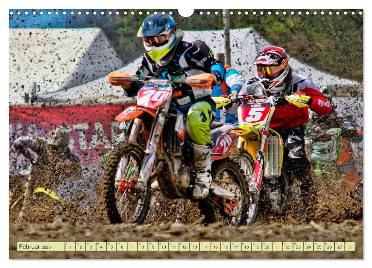 Bild: 9783457951163 | Motocross - so cool (Wandkalender 2026 DIN A3 quer), CALVENDO...