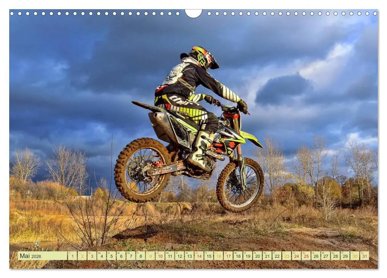Bild: 9783457951163 | Motocross - so cool (Wandkalender 2026 DIN A3 quer), CALVENDO...