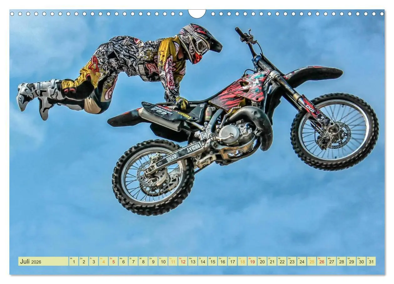 Bild: 9783457951163 | Motocross - so cool (Wandkalender 2026 DIN A3 quer), CALVENDO...