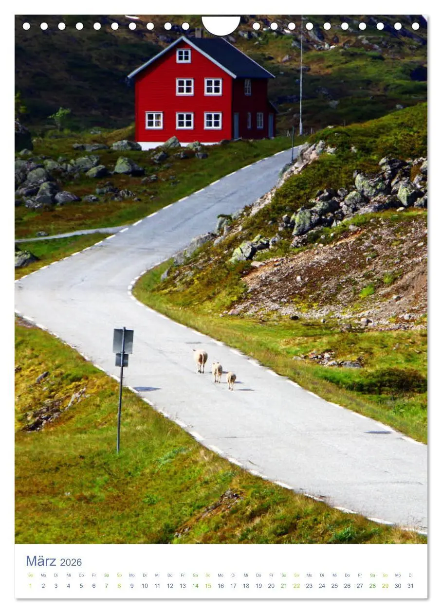 Bild: 9783516421163 | Norwegen - Unterwegs im Fjordland (Wandkalender 2026 DIN A4 hoch),...