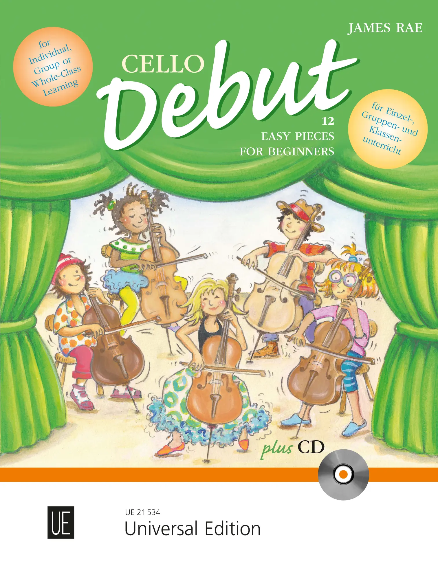 Cover: 9783702471163 | Cello Debut Vcl. (Easy Piece | James Rae | Buch | Buch + CD | Deutsch
