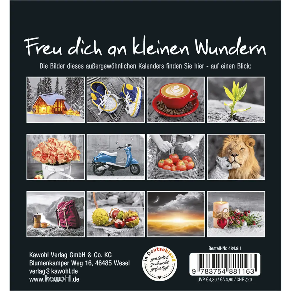 Bild: 9783754881163 | Freu dich an kleinen Wundern 2026 | Kalender | Spiralbindung | Deutsch