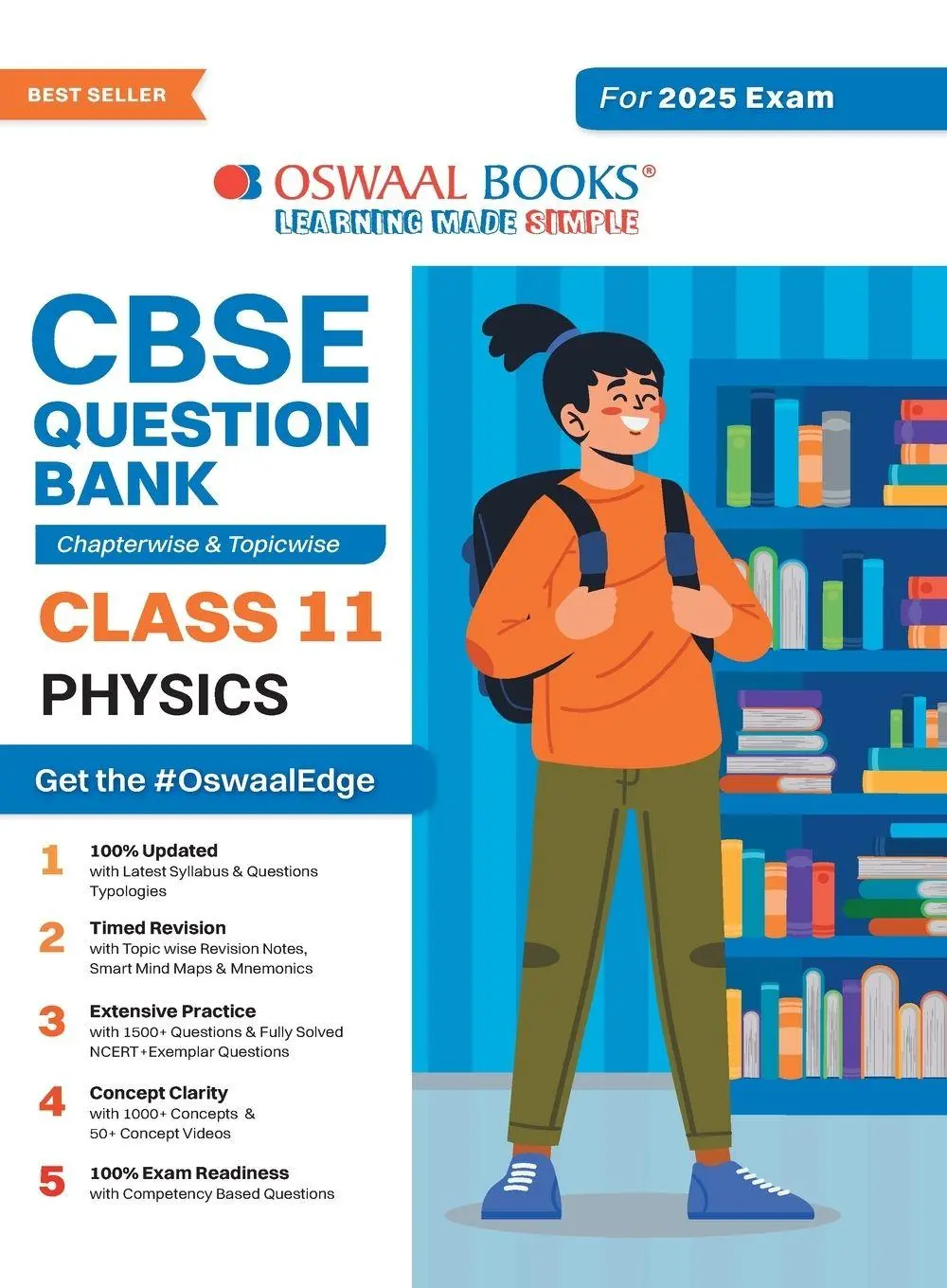 Cover: 9789359581163 | Oswaal CBSE Question Bank Class 11 Physics, Chapterwise and...