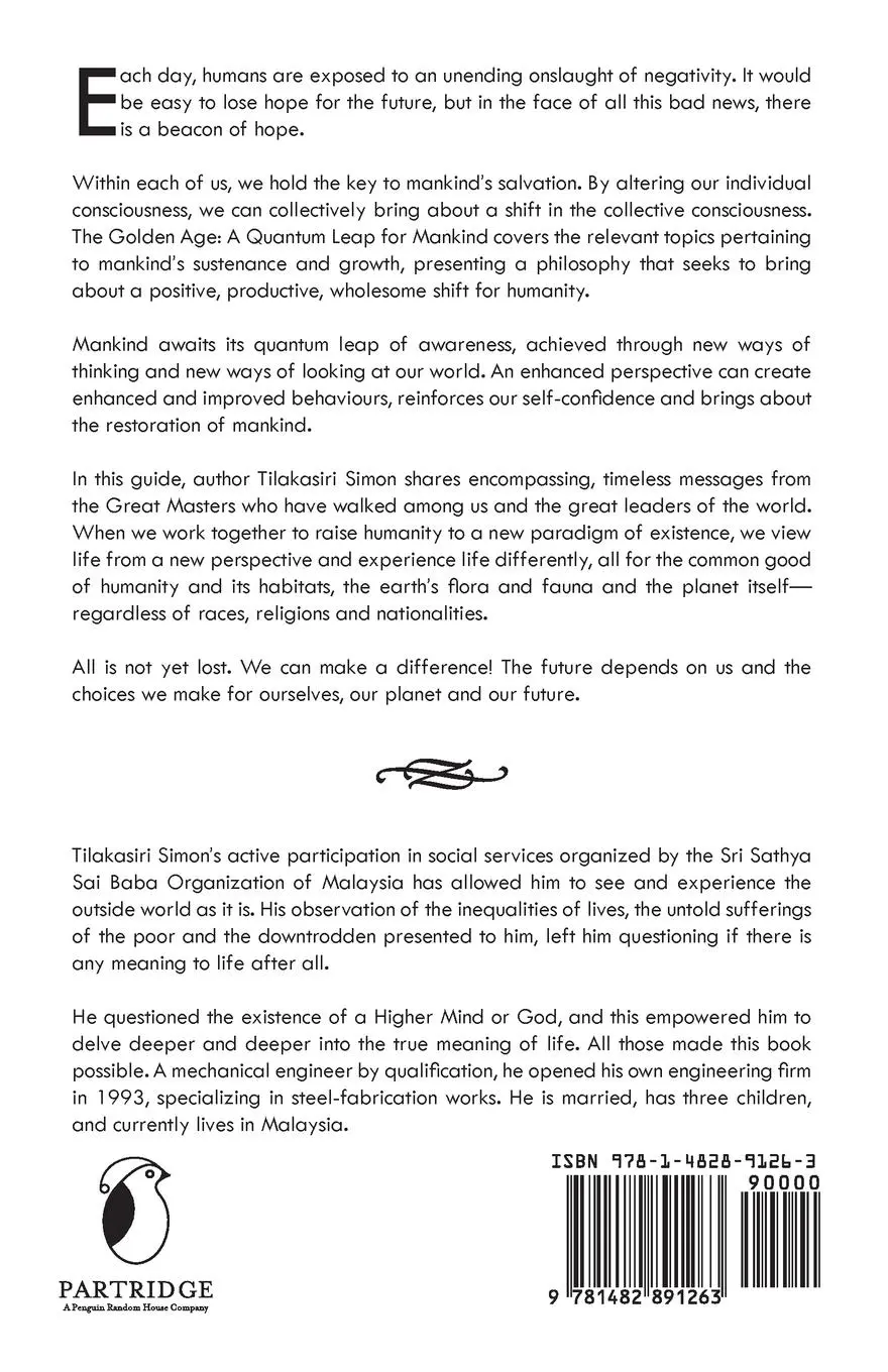 Rückseite: 9781482891263 | The Golden Age | A Quantum Leap for Mankind | Tilakasiri Simon | Buch