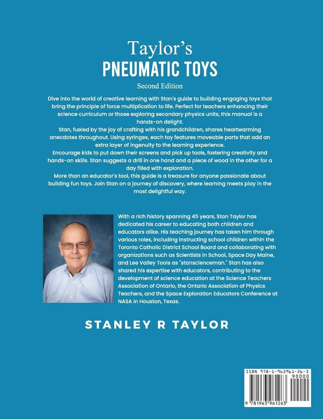 Rückseite: 9781963961263 | Taylor's Pneumatic Toys | Stanley R. Taylor | Taschenbuch | Englisch