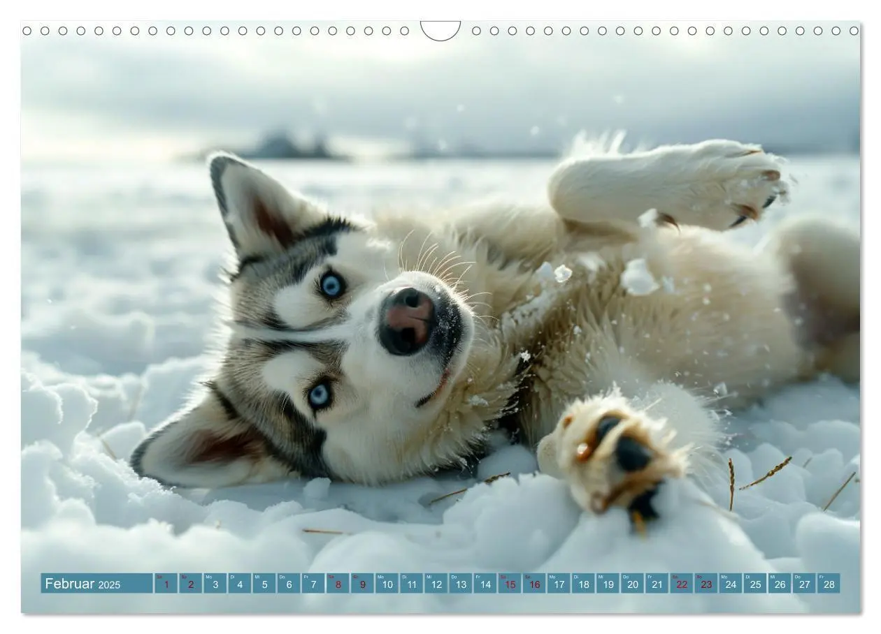 Bild: 9783383831263 | Schlittenhund Träume (Wandkalender 2025 DIN A3 quer), CALVENDO...