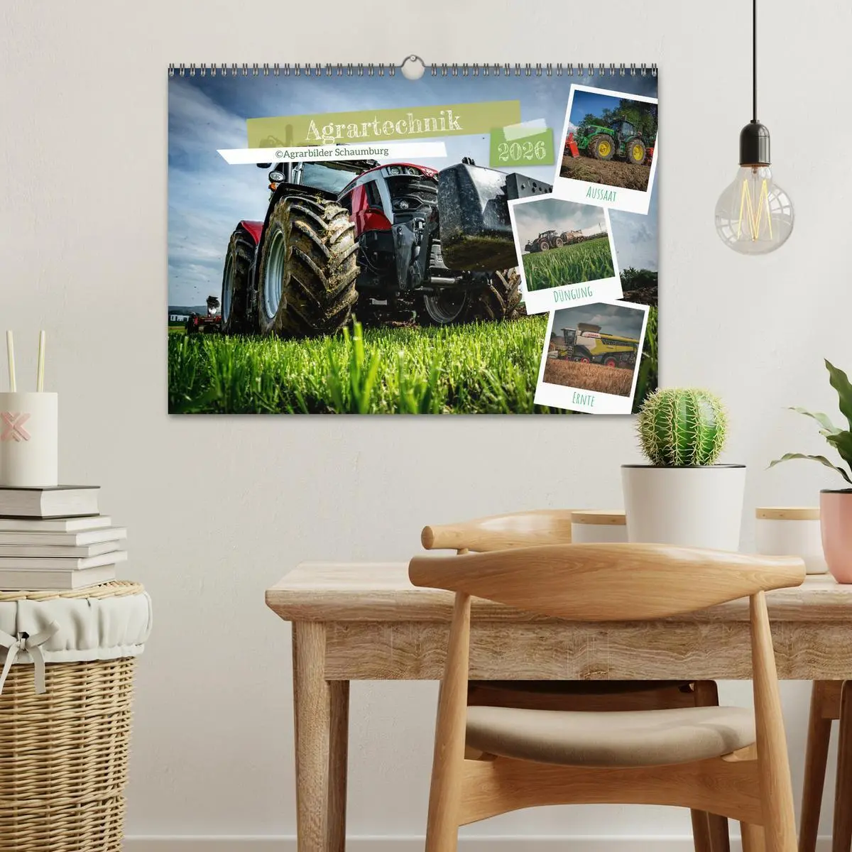 Bild: 9783457491263 | Agrartechnik (Wandkalender 2026 DIN A3 quer), CALVENDO Monatskalender