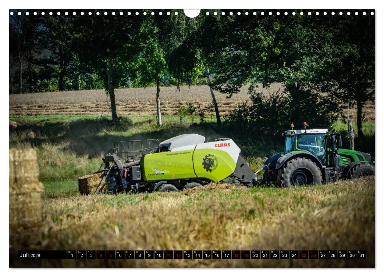 Bild: 9783457491263 | Agrartechnik (Wandkalender 2026 DIN A3 quer), CALVENDO Monatskalender