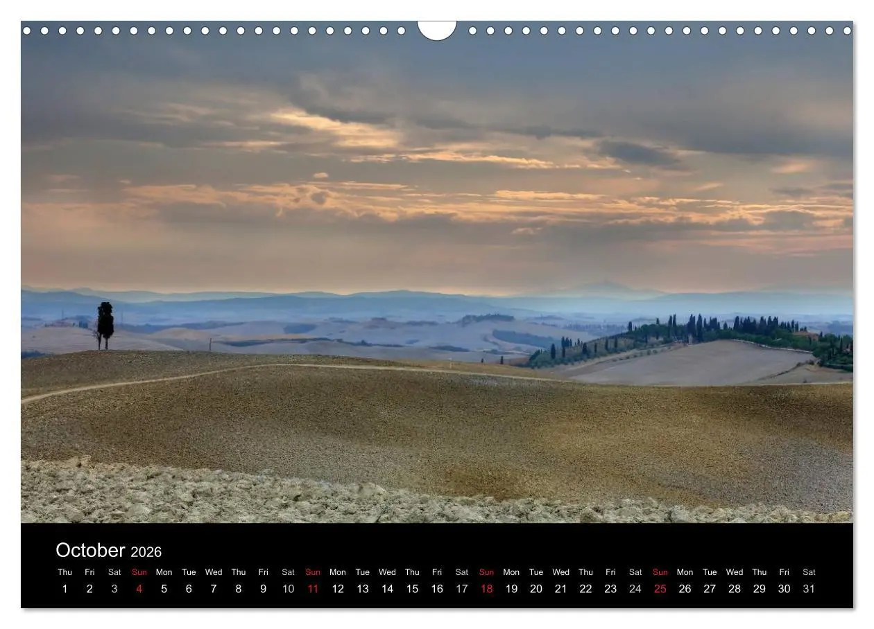 Bild: 9783516581263 | Tuscany (Wall Calendar 2026 DIN A3 landscape), CALVENDO 12 Month...