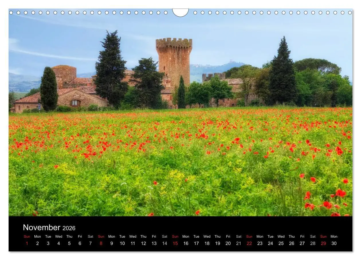 Bild: 9783516581263 | Tuscany (Wall Calendar 2026 DIN A3 landscape), CALVENDO 12 Month...