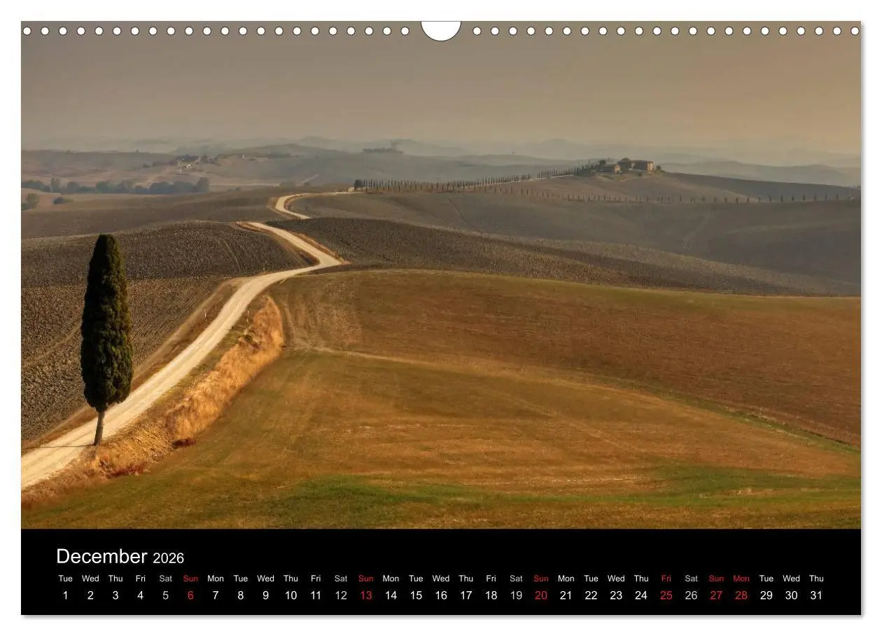 Bild: 9783516581263 | Tuscany (Wall Calendar 2026 DIN A3 landscape), CALVENDO 12 Month...