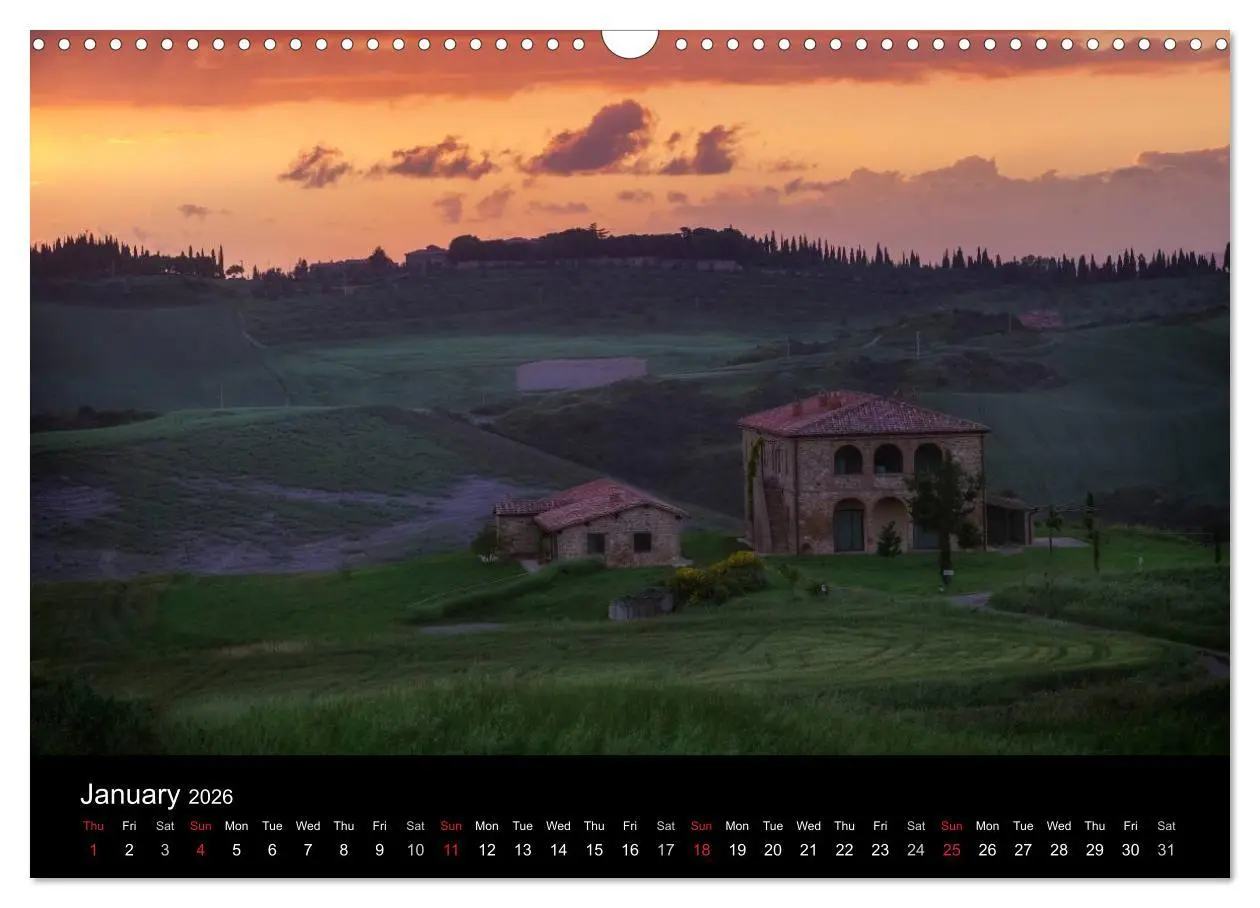 Bild: 9783516581263 | Tuscany (Wall Calendar 2026 DIN A3 landscape), CALVENDO 12 Month...