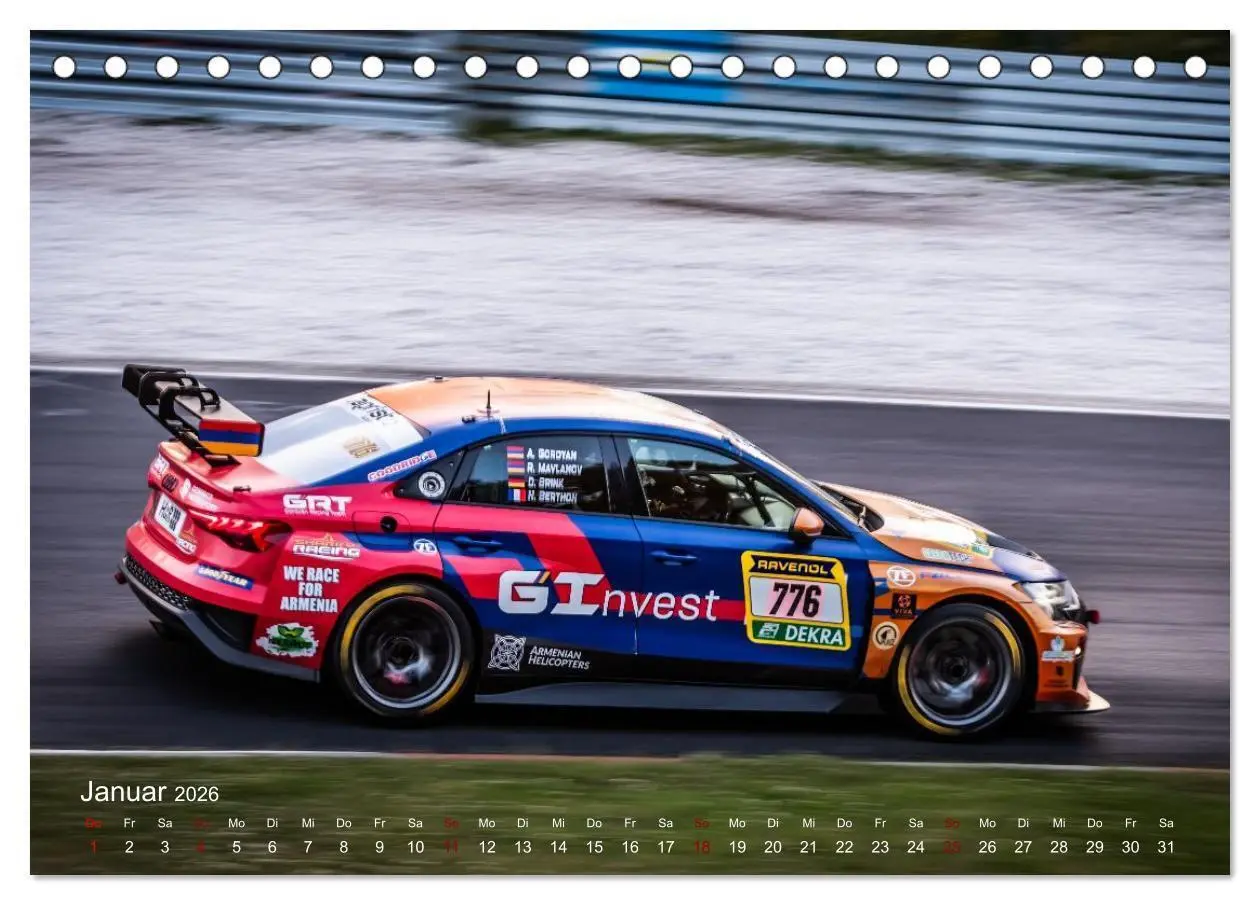 Bild: 9783516721263 | Nürburgring Langstreckenmeisterschaft (Tischkalender 2026 DIN A5...