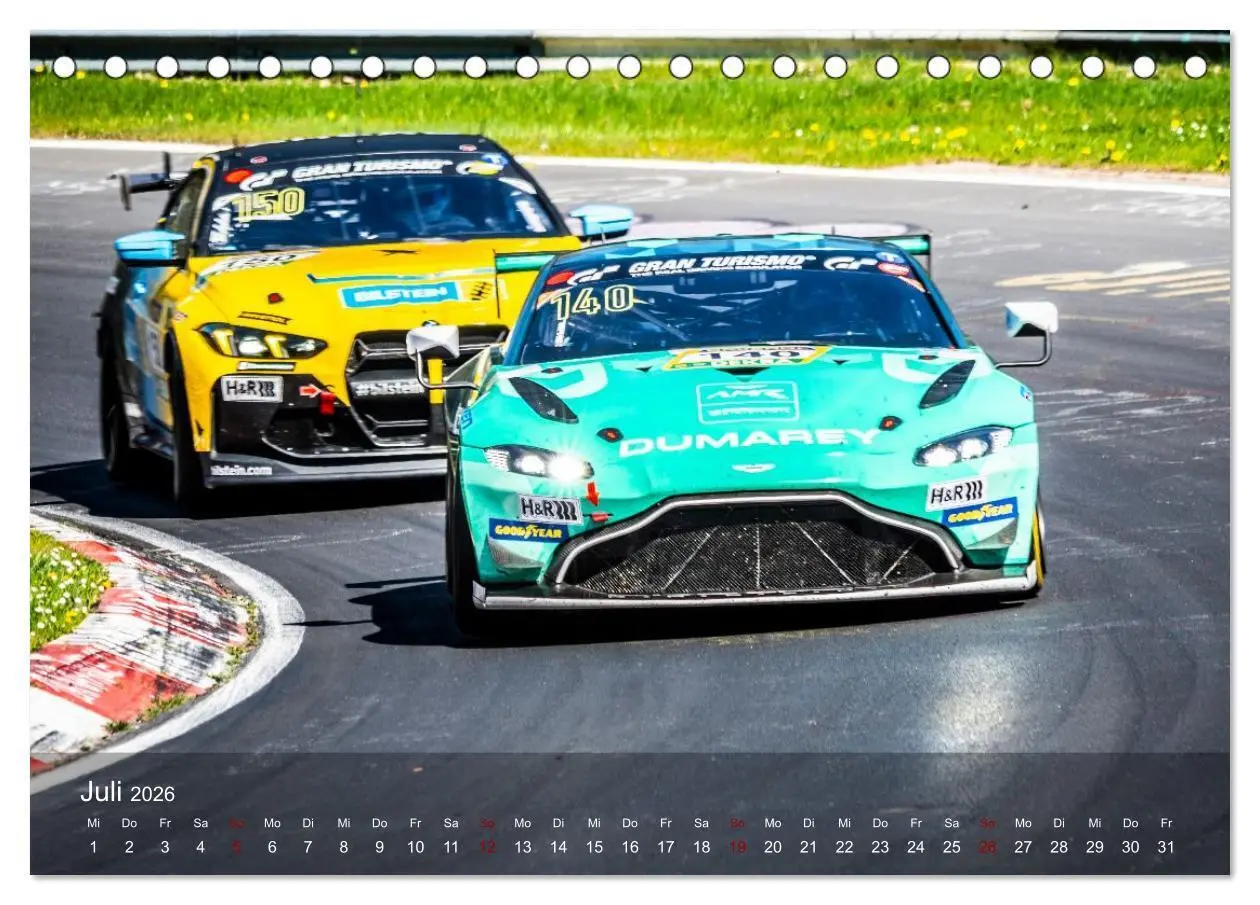 Bild: 9783516721263 | Nürburgring Langstreckenmeisterschaft (Tischkalender 2026 DIN A5...