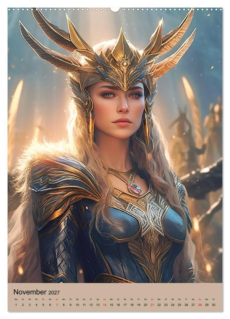 Bild: 9783569291263 | Wikinger-Fantasy. Wilde Krieger aus dem Norden (Wandkalender 2027...