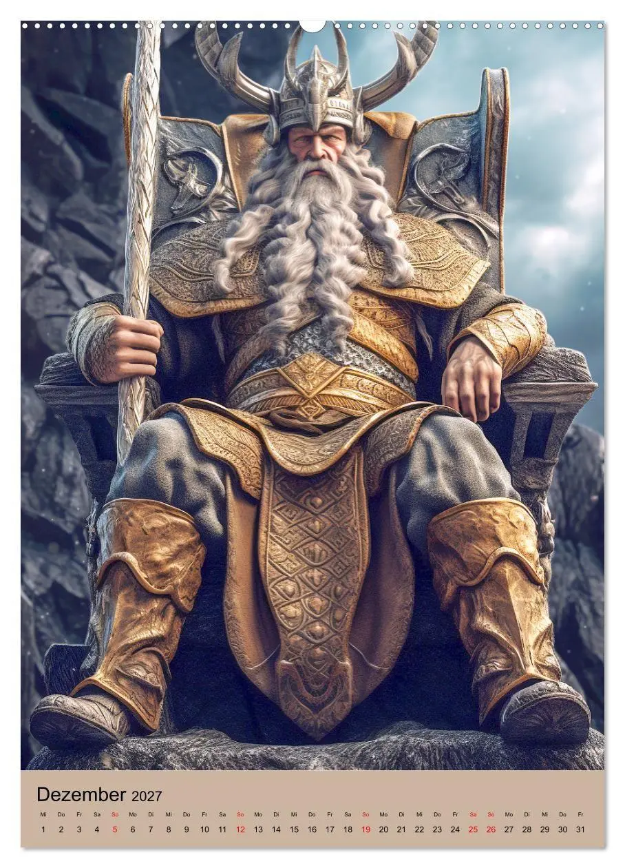 Bild: 9783569291263 | Wikinger-Fantasy. Wilde Krieger aus dem Norden (Wandkalender 2027...