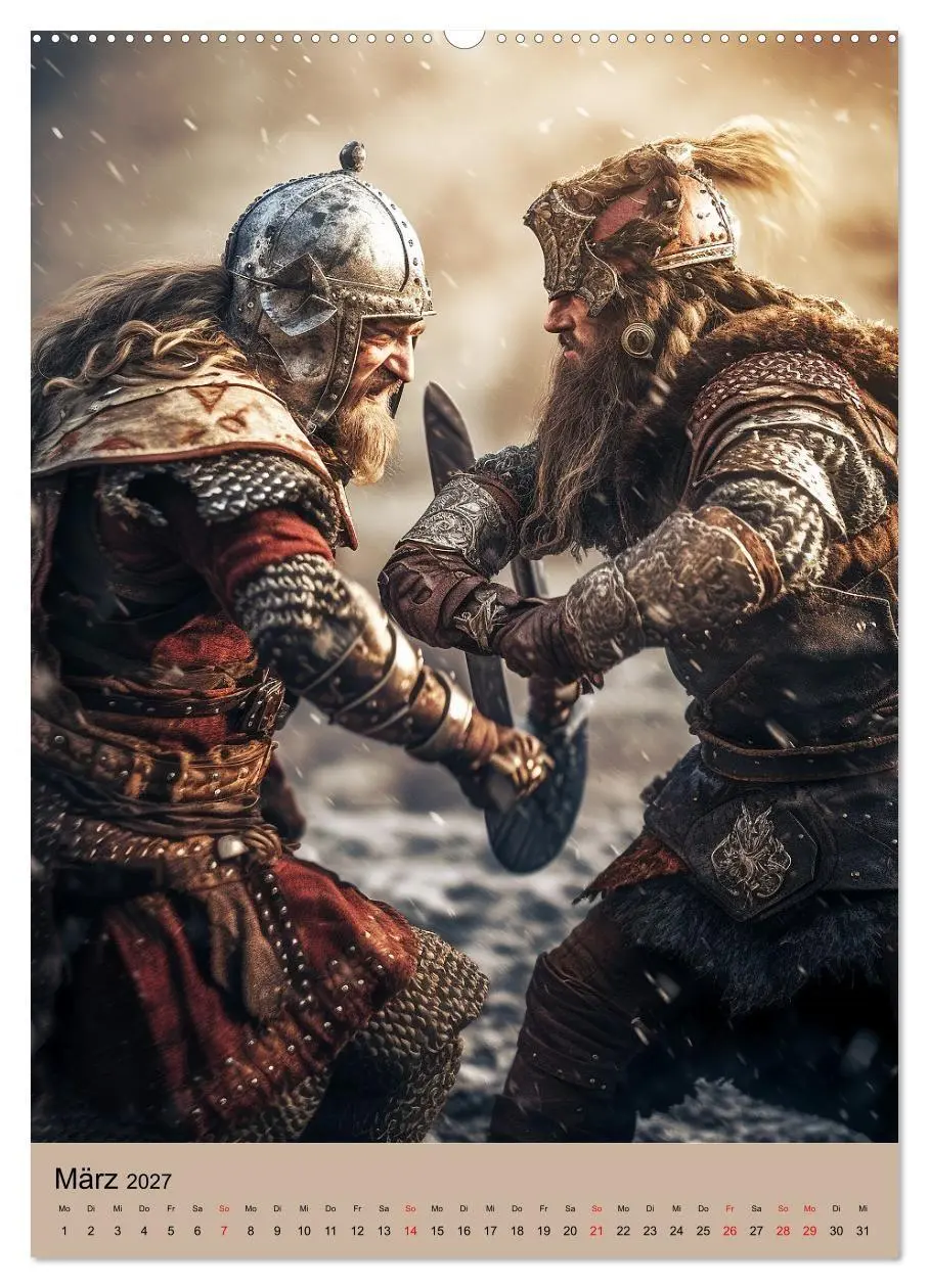 Bild: 9783569291263 | Wikinger-Fantasy. Wilde Krieger aus dem Norden (Wandkalender 2027...
