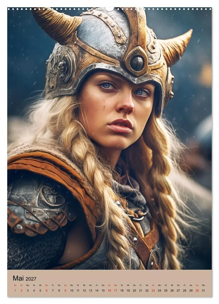 Bild: 9783569291263 | Wikinger-Fantasy. Wilde Krieger aus dem Norden (Wandkalender 2027...