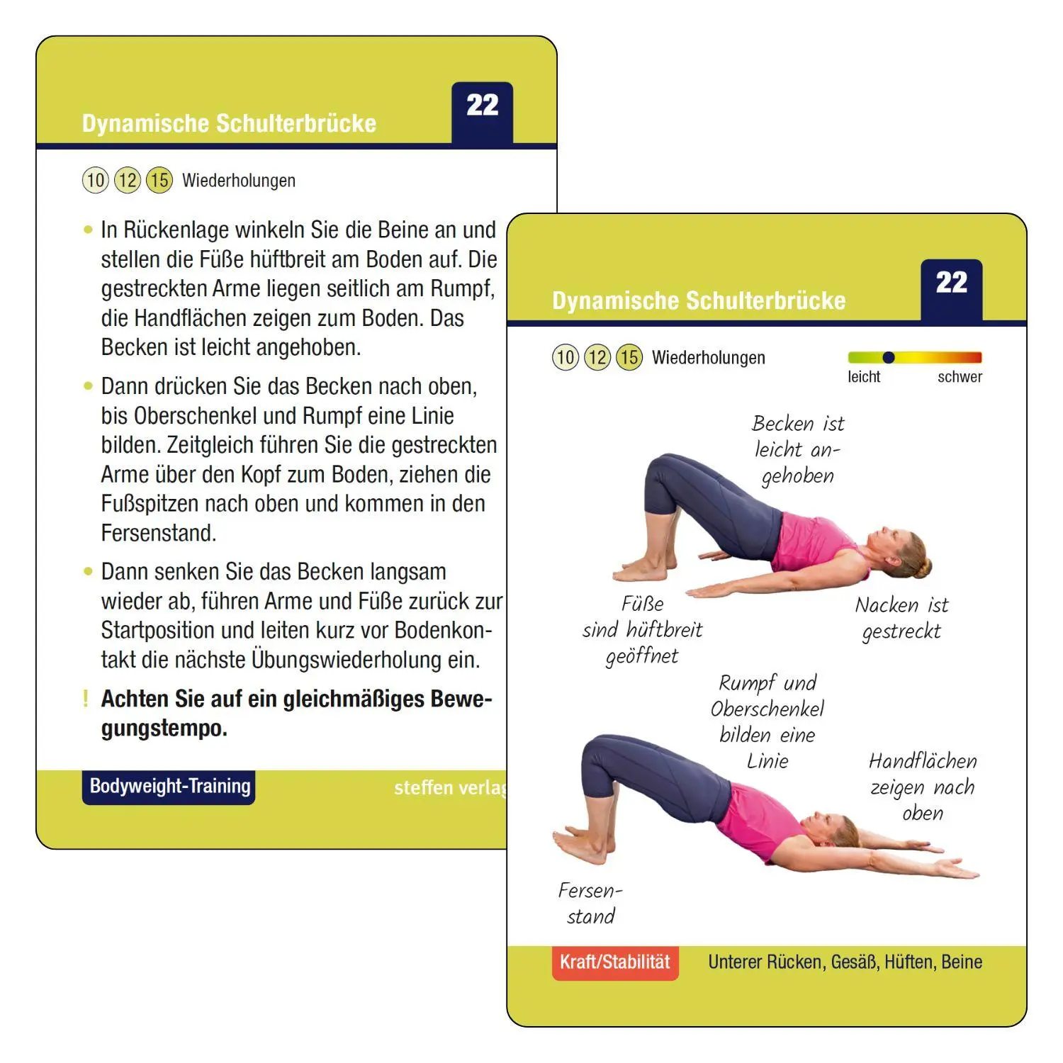 Bild: 9783957991263 | Trainingskarten Bodyweight-Training | Ronald Thomschke | Taschenbuch