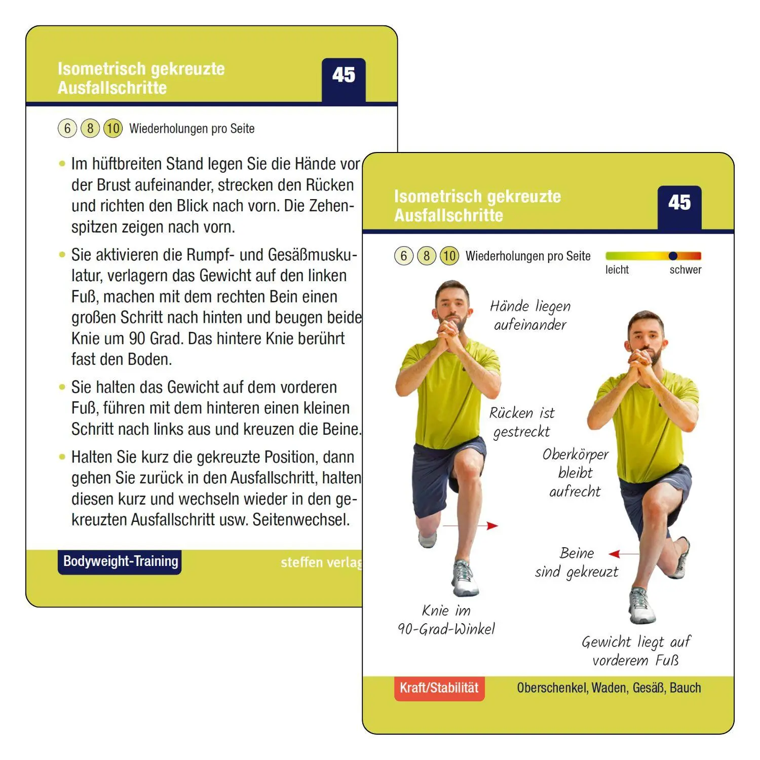 Bild: 9783957991263 | Trainingskarten Bodyweight-Training | Ronald Thomschke | Taschenbuch