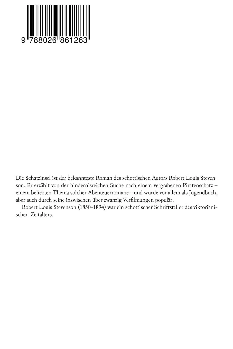 Rückseite: 9788026861263 | Die Schatzinsel (Illustrierte Ausgabe) | Robert Louis Stevenson | Buch