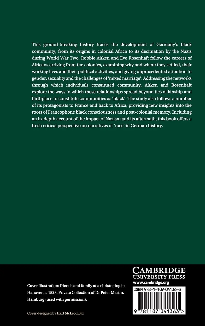 Rückseite: 9781107041363 | Black Germany | Robbie Aitken (u. a.) | Buch | Englisch | 2016