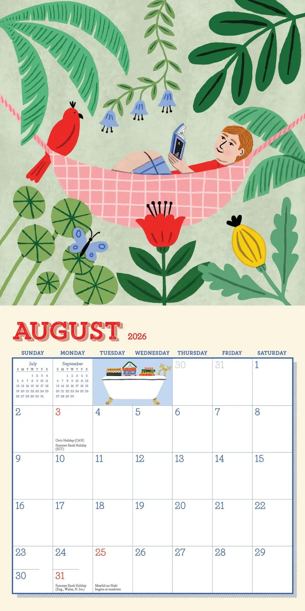 Bild: 9781523531363 | Book Nerd Mini Wall Calendar 2026 | A Mini Calendar for Bibliophiles