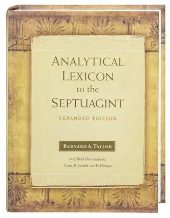Cover: 9783438051363 | Analytical Lexicon to the Septuagint | Griech/engl | Bernard A. Taylor