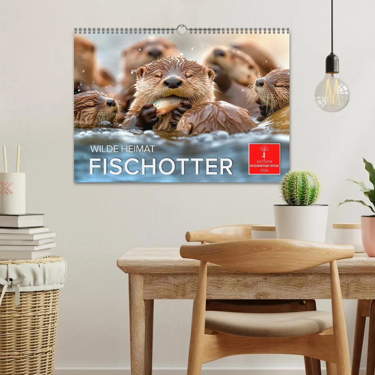 Bild: 9783457311363 | Wilde Heimat - Fischotter (Wandkalender 2026 DIN A3 quer), CALVENDO...