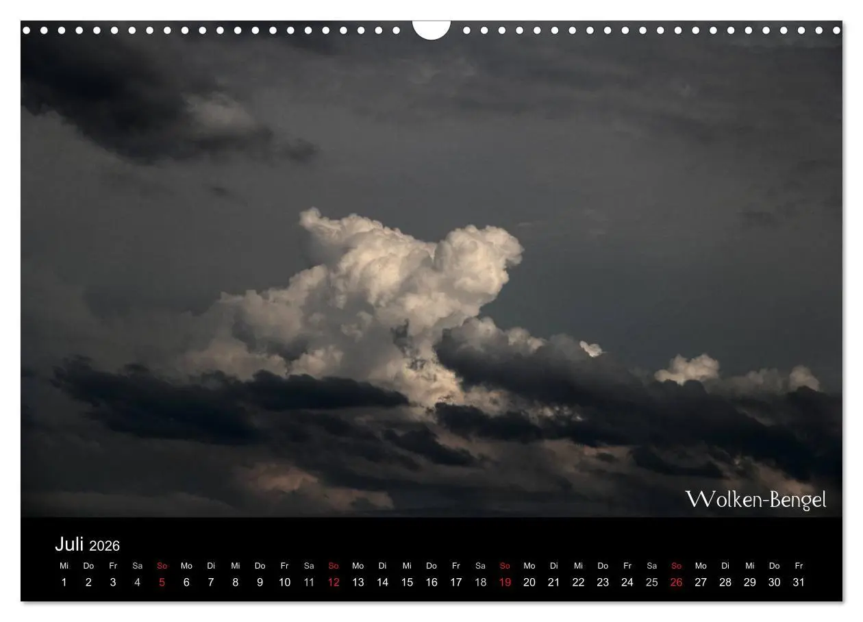 Bild: 9783516191363 | Wolken-Kunstwerke (Wandkalender 2026 DIN A3 quer), CALVENDO...