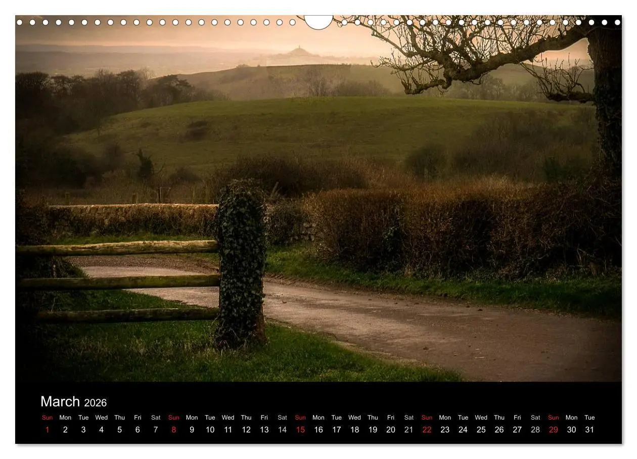 Bild: 9783516571363 | Glastonbury Tor (Wall Calendar 2026 DIN A3 landscape), CALVENDO 12...
