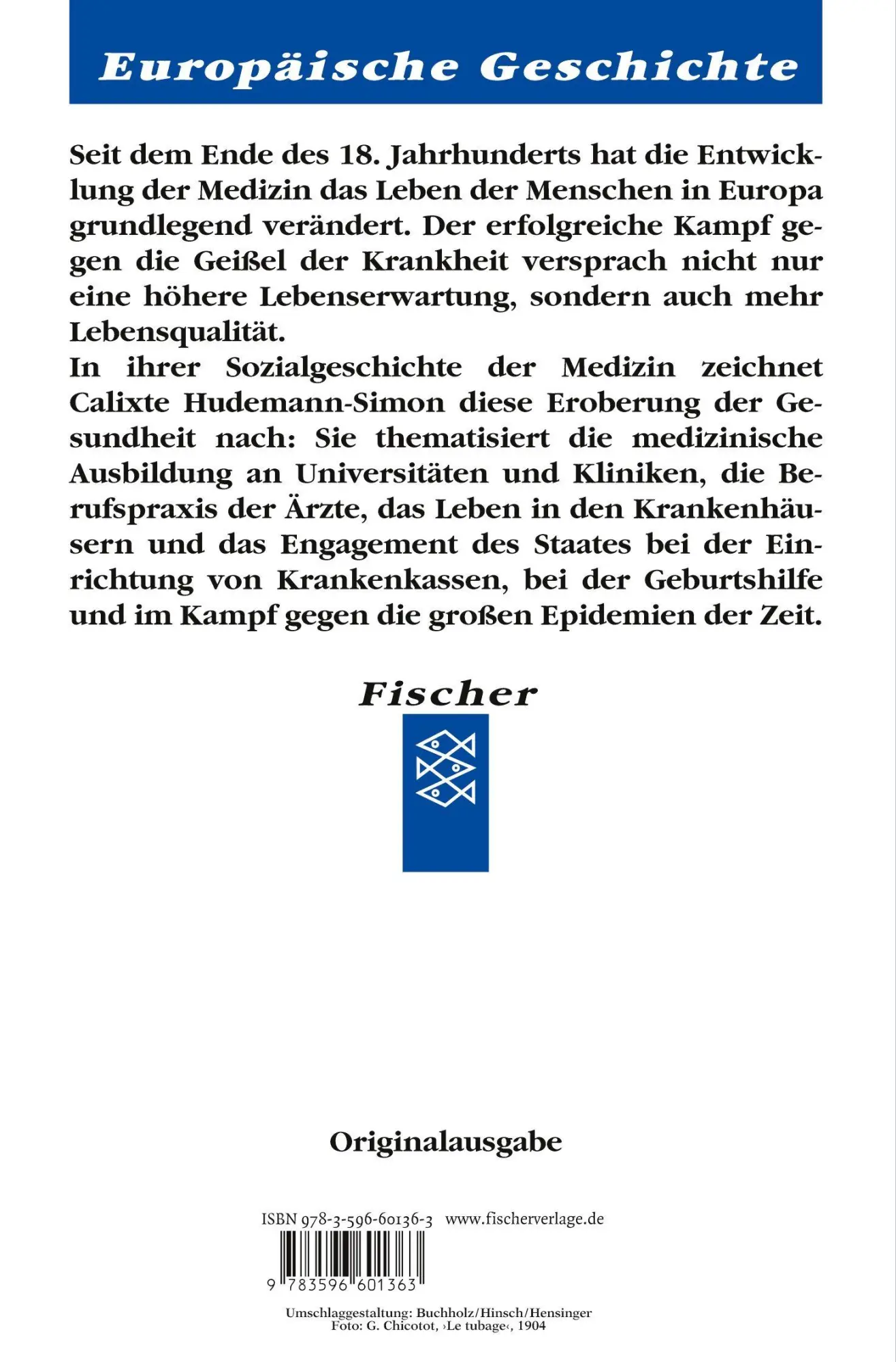 Rückseite: 9783596601363 | Die Eroberung der Gesundheit | 1750 - 1900 | Calixte Hudemann-Simon