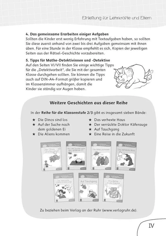 Bild: 9783834671363 | Die Dinos sind los | Leseförderung mit Mathe-Rätseln für Klasse 2/3