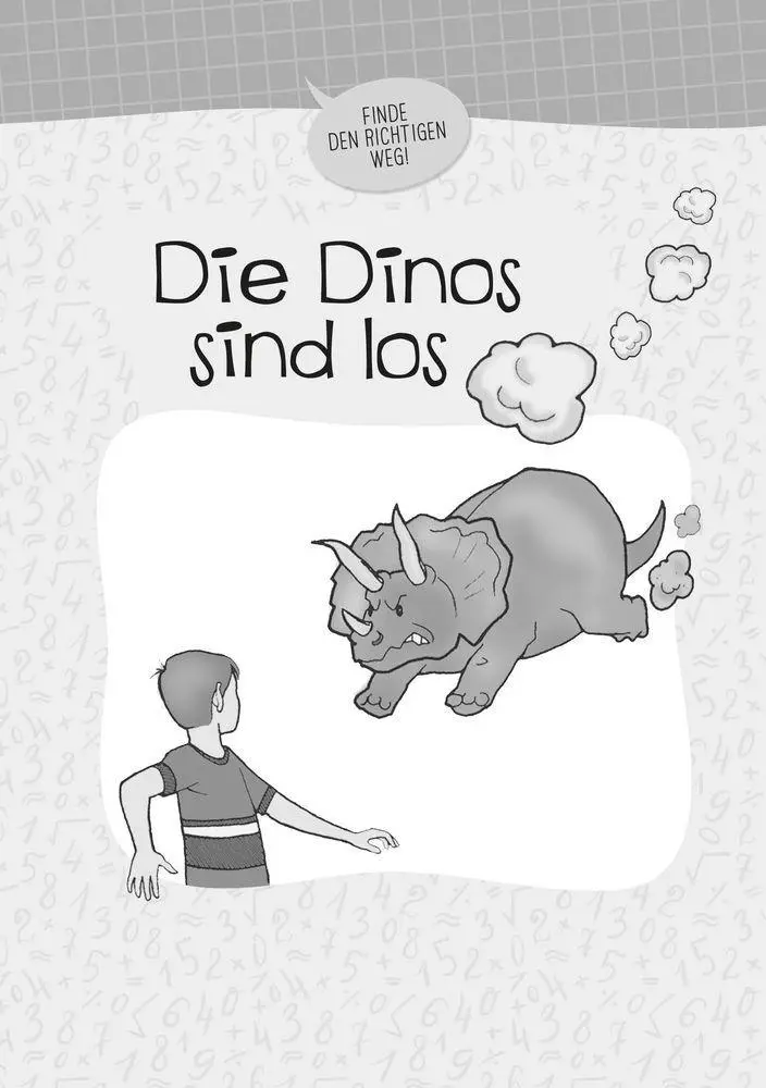 Bild: 9783834671363 | Die Dinos sind los | Leseförderung mit Mathe-Rätseln für Klasse 2/3