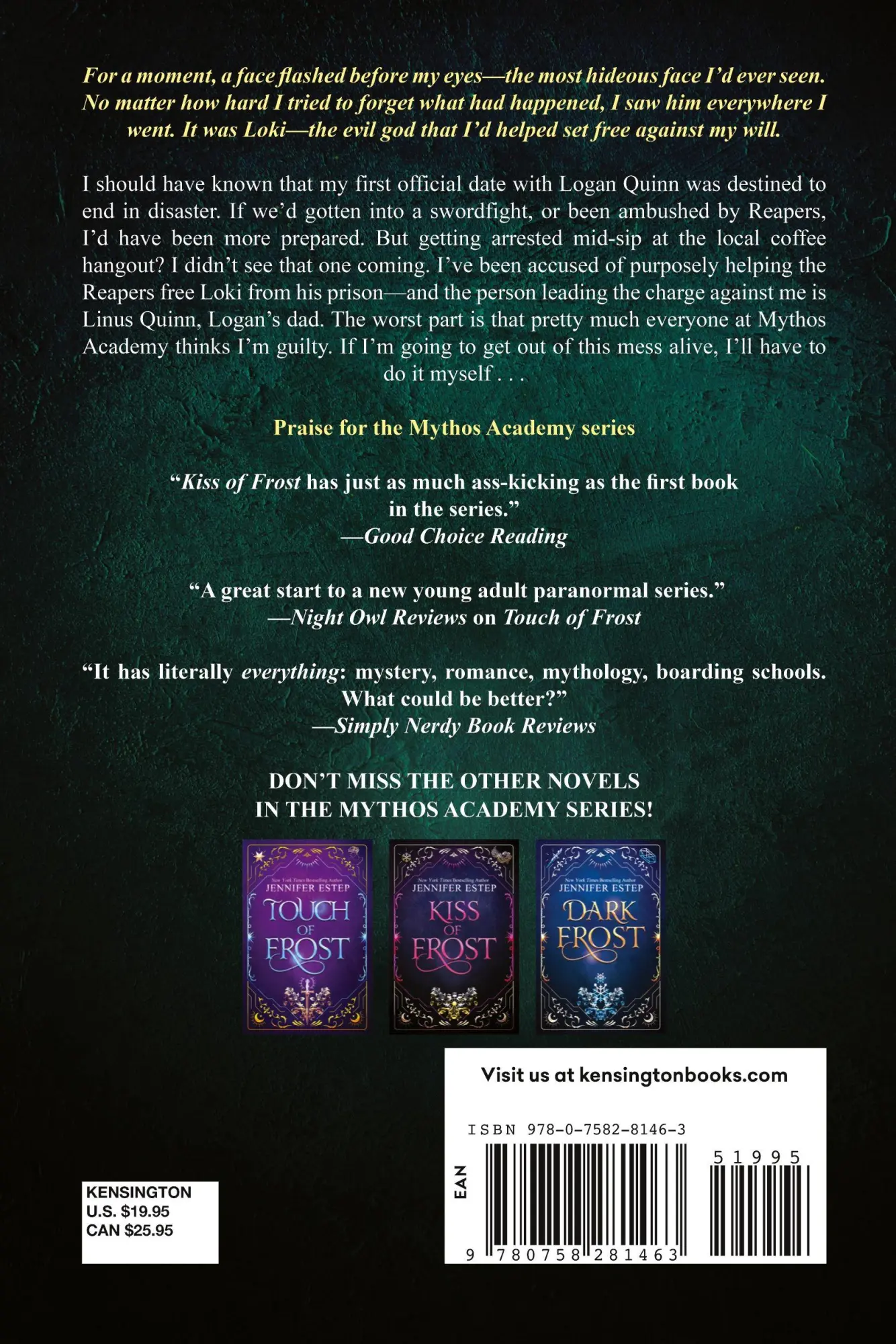 Rückseite: 9780758281463 | Crimson Frost | Jennifer Estep | Taschenbuch | 389 S. | Englisch
