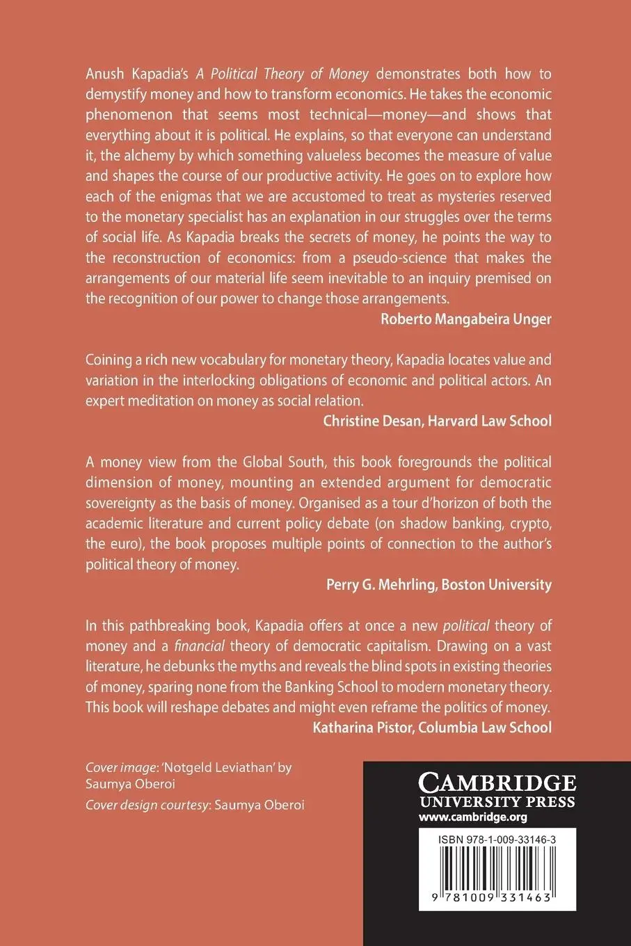 Rückseite: 9781009331463 | A Political Theory of Money | Anush Kapadia | Taschenbuch | Englisch
