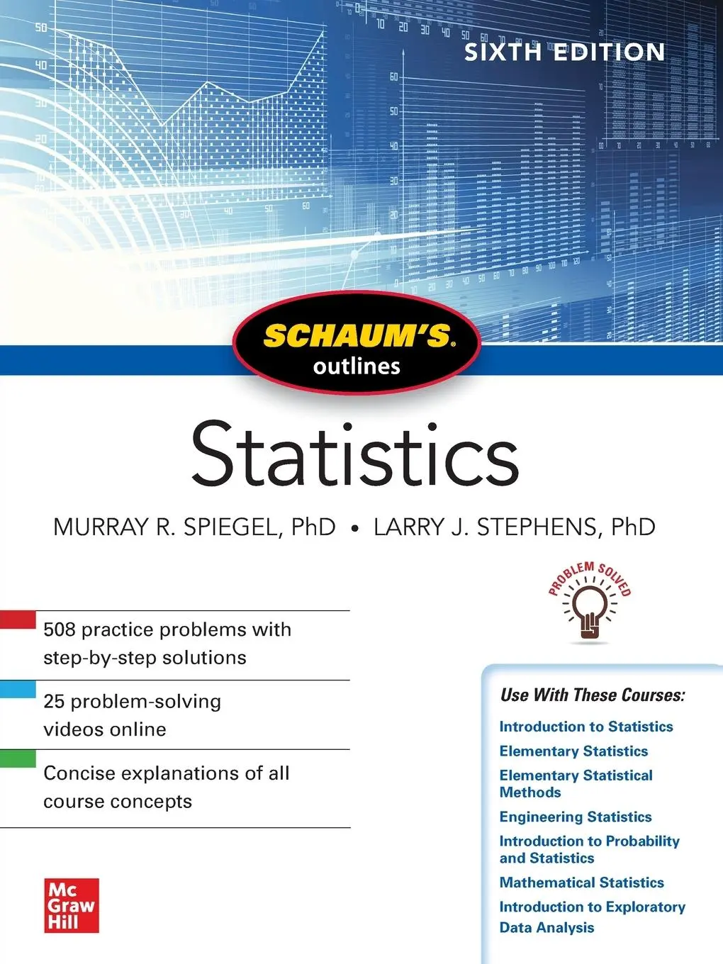 Cover: 9781260011463 | Schaum's Outline of Statistics, Sixth Edition | Spiegel (u. a.) | Buch