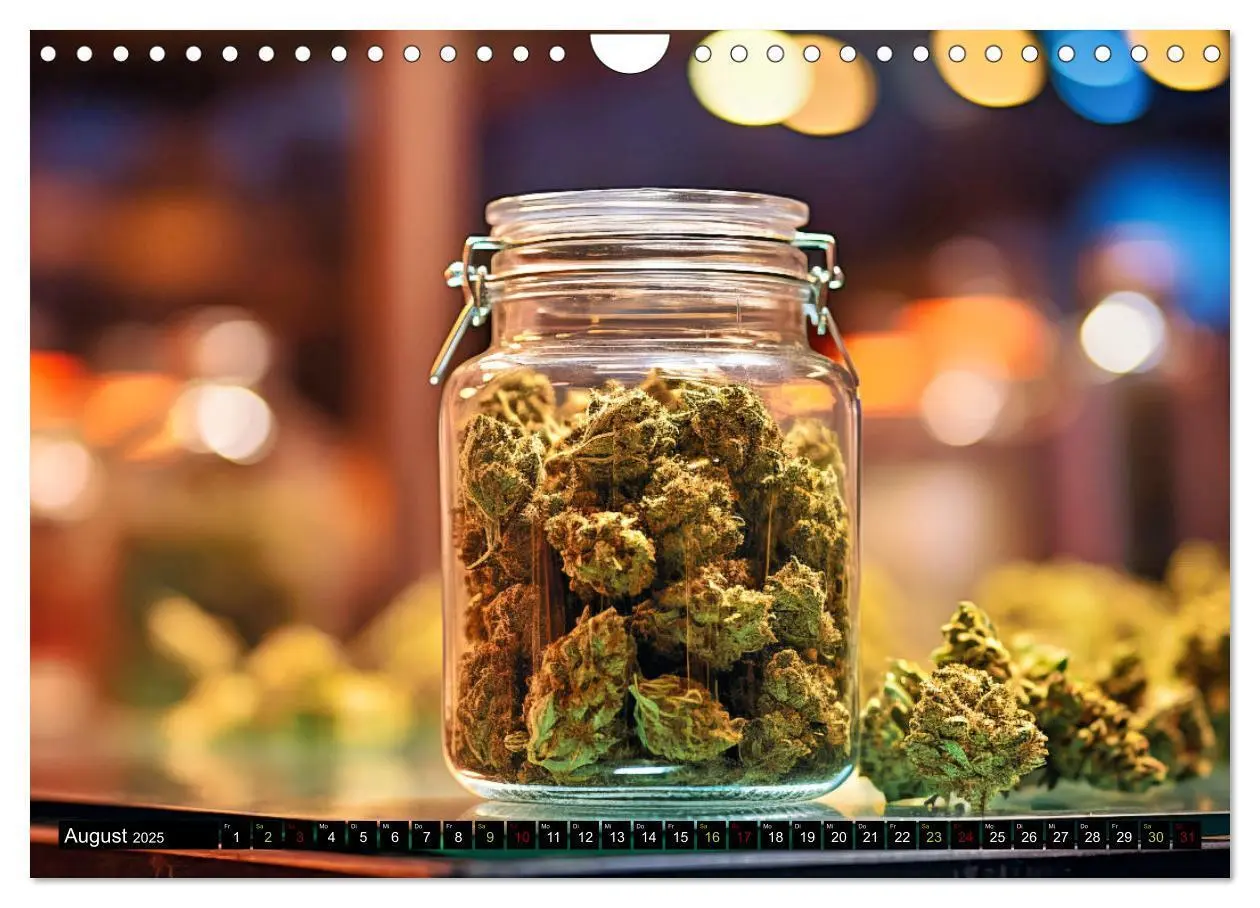 Bild: 9783435691463 | Faszination Cannabis (Wandkalender 2025 DIN A4 quer), CALVENDO...