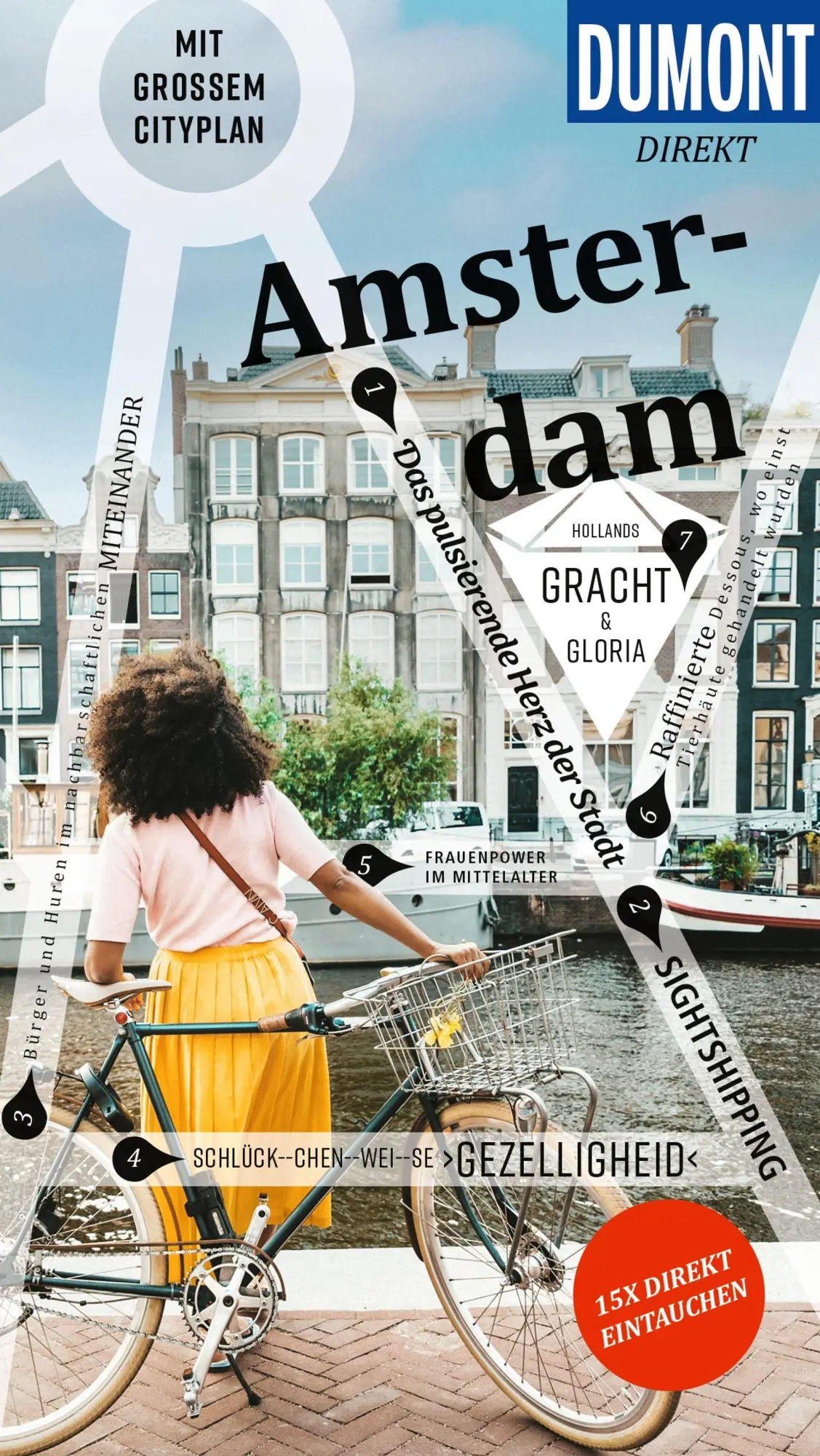 Cover: 9783616001463 | DUMONT direkt Reiseführer Amsterdam | Mit großem Cityplan | Völler