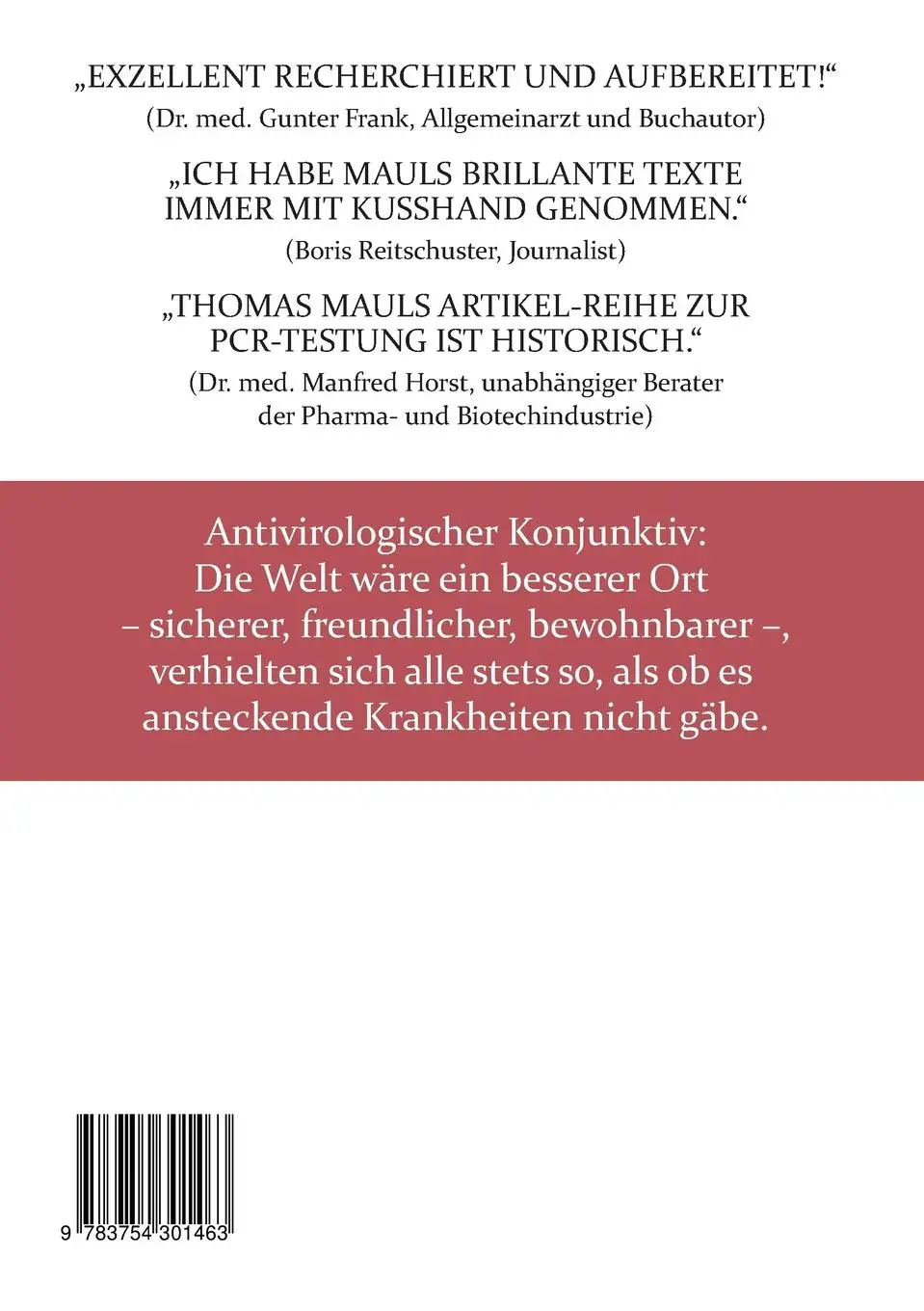 Rückseite: 9783754301463 | Was man wann wissen konnte | Thomas Maul | Taschenbuch | Paperback