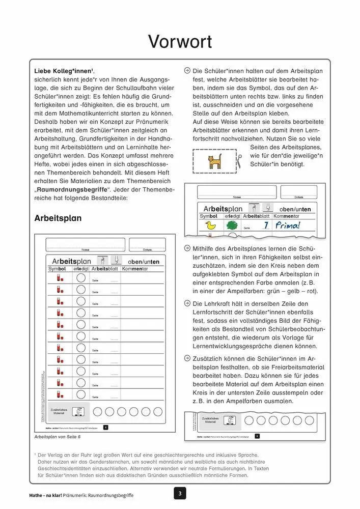 Bild: 9783834661463 | Mathe - na klar! Pränumerik: Raumordnungsbegriffe | Nina Vink (u. a.)
