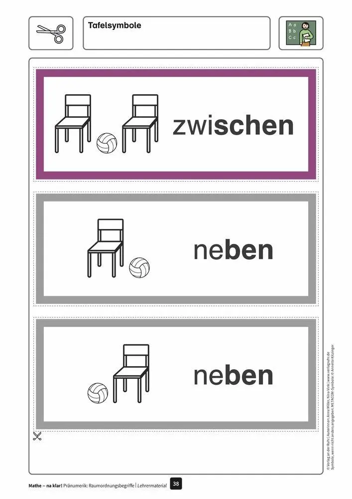 Bild: 9783834661463 | Mathe - na klar! Pränumerik: Raumordnungsbegriffe | Nina Vink (u. a.)